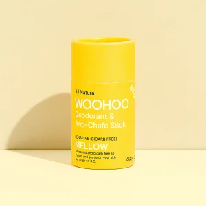 Woohoo Natural Deodorant & Anti-Chafe Stick (Mellow) 60g